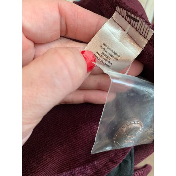 St. John's Bay stretch purple corduroy casual blazer size XL - Picture 6 of 11